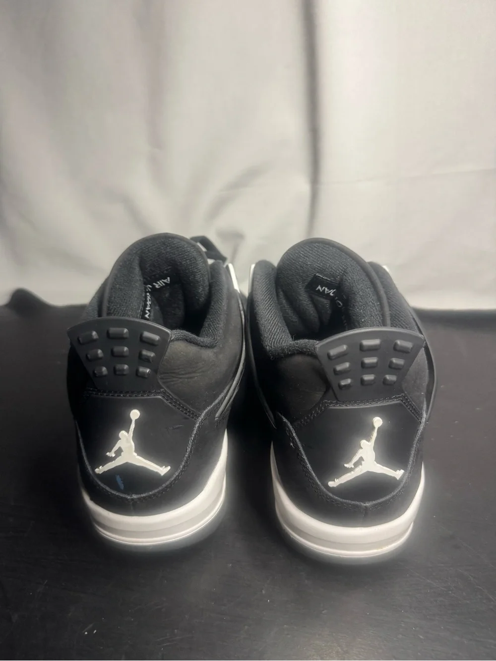 Jordan Black and White Low-Top Sneakers